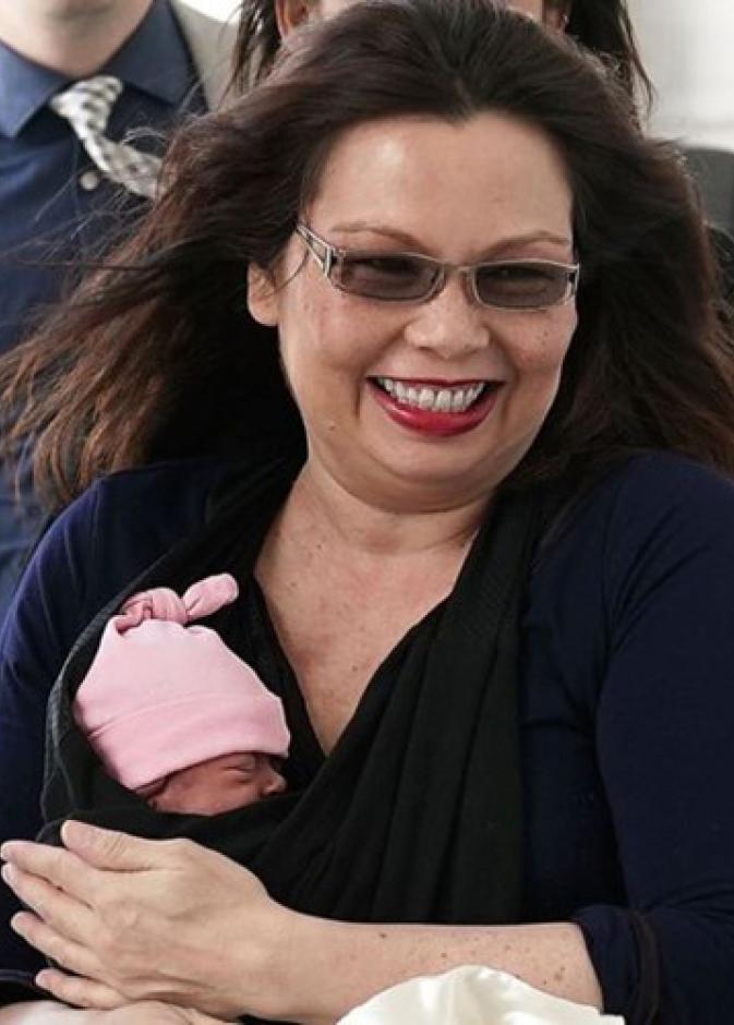 رضيعة تدخل التاريخ الأمريكي