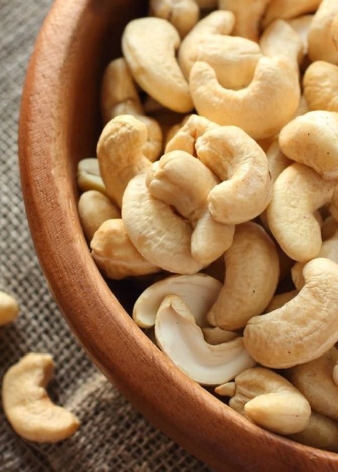 كمية الكاجو المتناولة مع الحركات البدنية مقياس الاستفادة منه