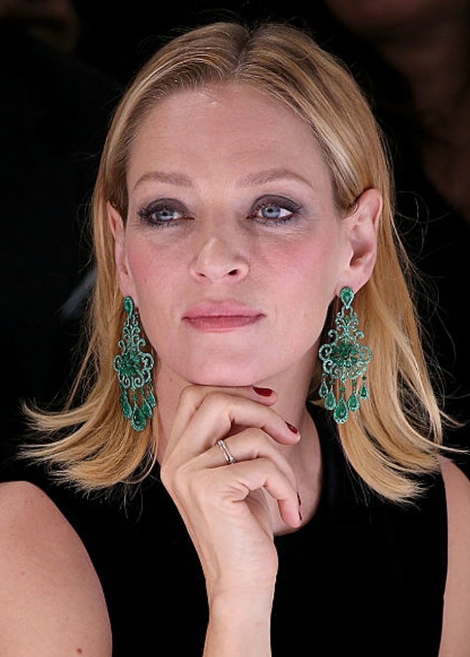 أجمل مجوهرات النجمة أوما ثورمان في عيد ميلادها الـ 48