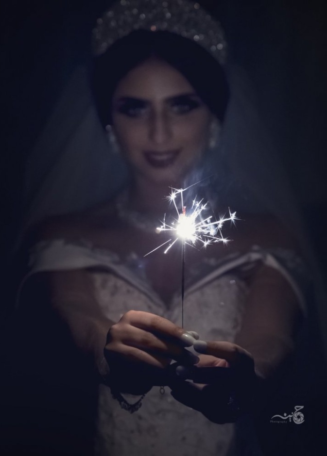 صورة عروس بكاميرا المصوره حنين المغربي