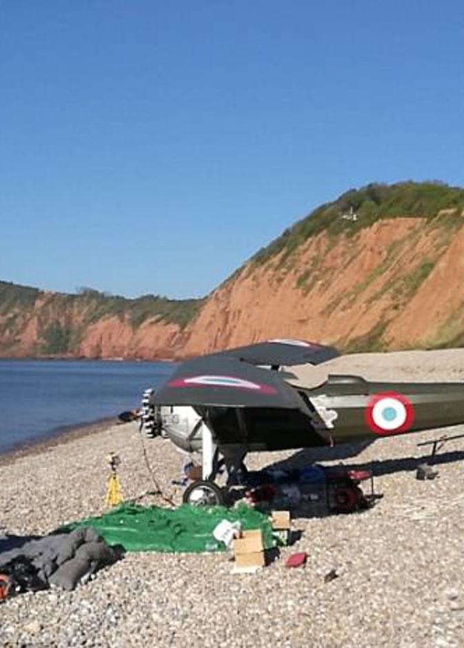 هبوط الطائرة بسلام