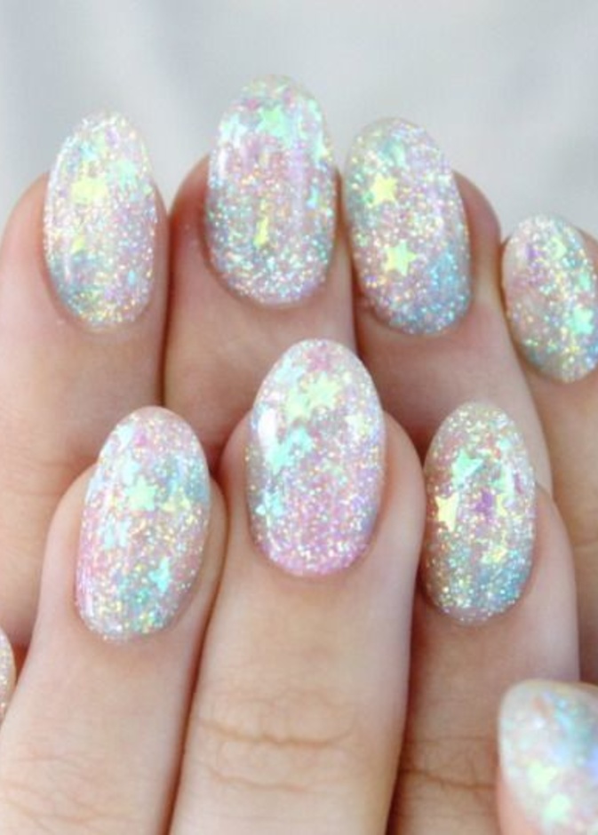 المناكير الكروم بردجات الوردي