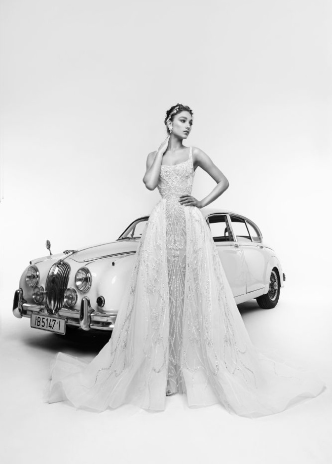 فساتين اعراس فخمة من مجموعة زهير مراد لربيع و صيف 2019 بموديلات التنورة القابلة للإزالة