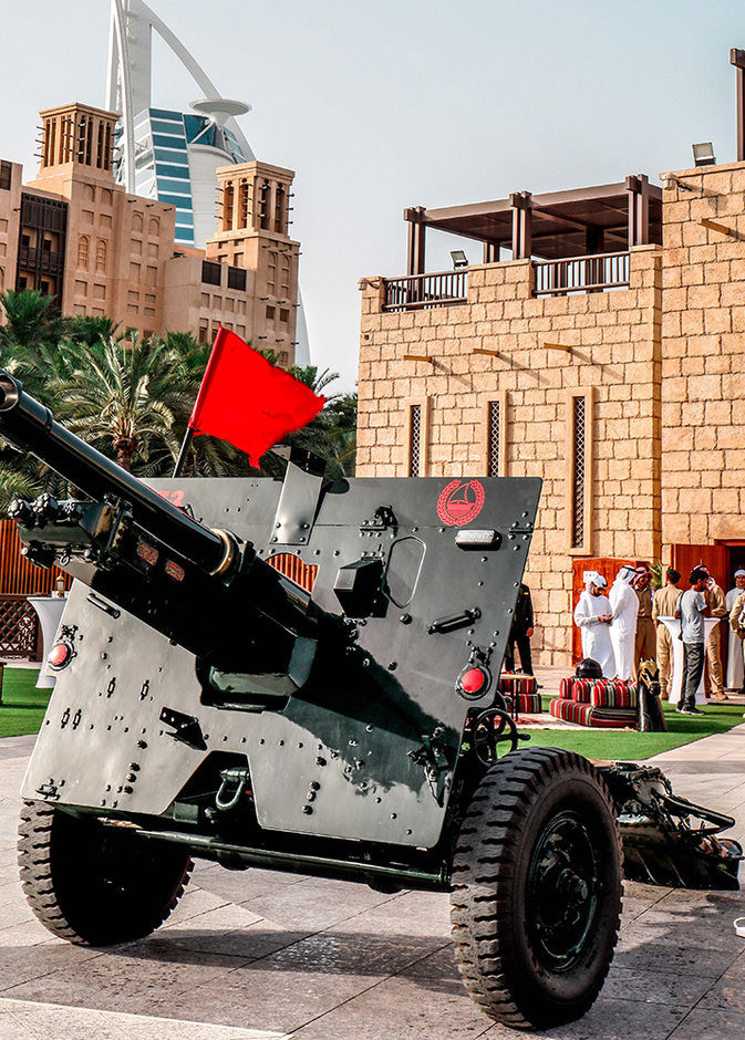 مدفع رمضان في مدينة جميرا