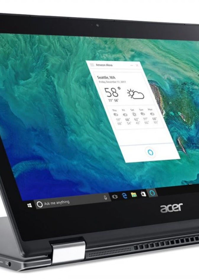 لاب توب جديد من آيسر مع المساعد الشخصي أليكسا