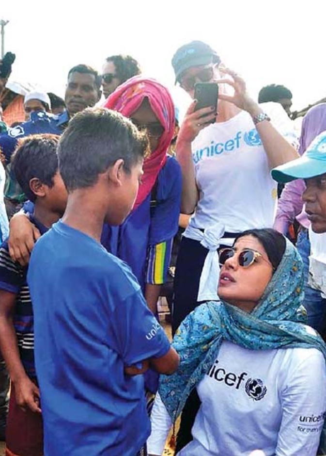  بريانكا تشوبرا في بنجلادش في مهمة إنسانية