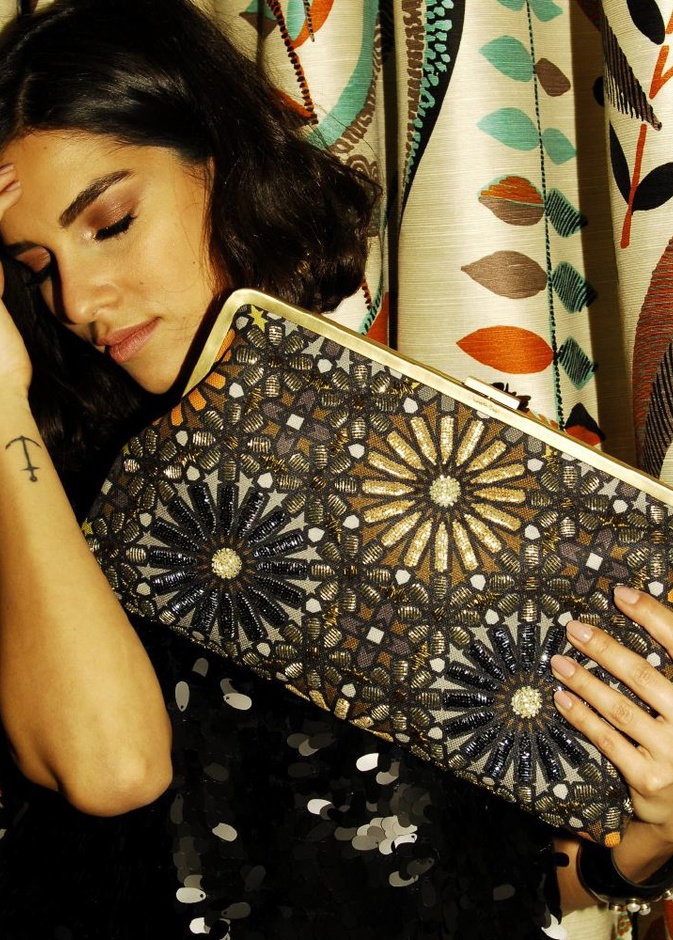 moroccan metallic clutch me