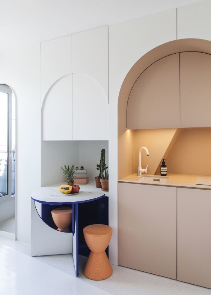 تصاميم كراسي مميزة لديكور المطبخ الصغير