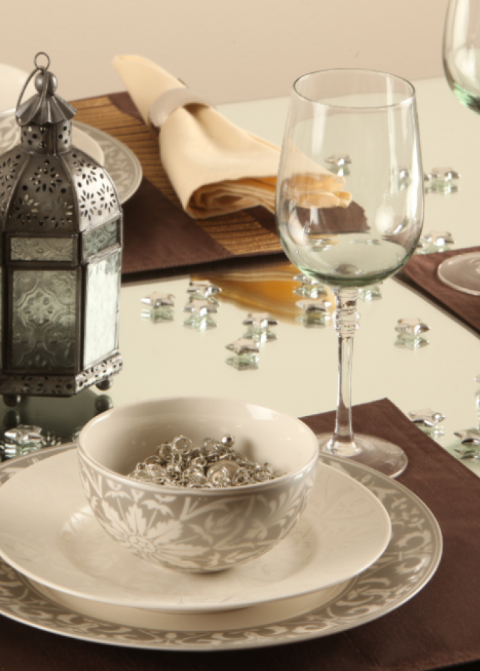 كيفية اختيار الاواني والصحون في سفرة رمضان