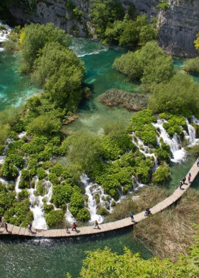 من بحيرات Plitvice