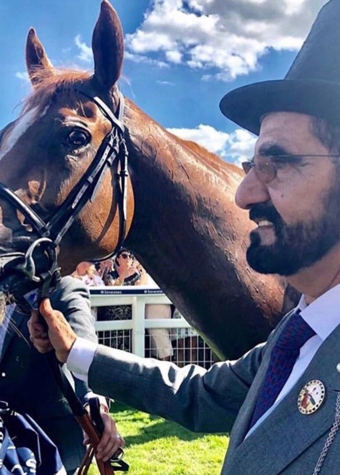  محمد بن راشد بطل الديربي