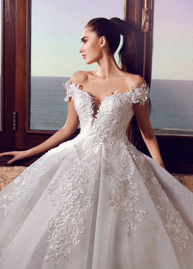 فستان من ايلي صعب