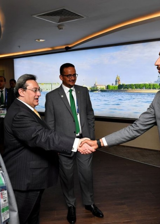 بعثة المنتخب السعودي تصل روسيا للمشاركة في كأس العالم