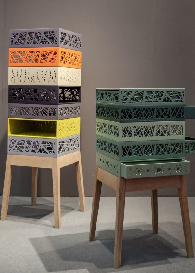  علب ملونة للتخزين ولديكور عصري جذاب