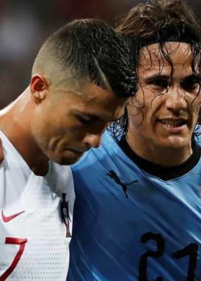 كافاني سجل ثنائية في مرمى البرتغال