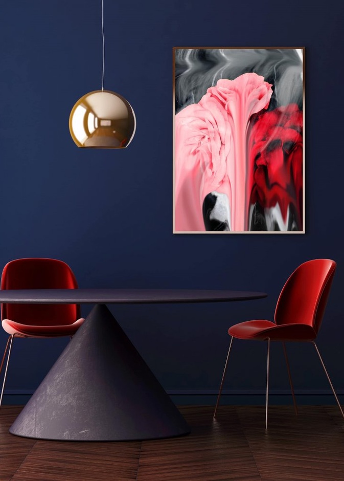 غرفة سفرة تلائم غرفة الجلوس بألوانها وأسلوب التصميم فيها