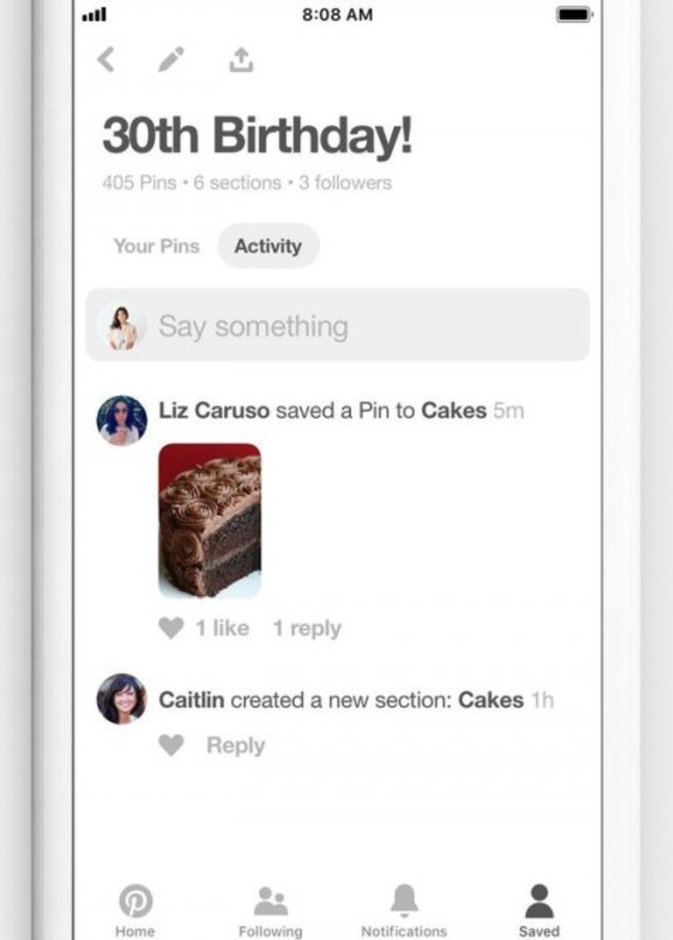 أداة الحوار الجديدة لموقع Pinterest أصبحت متوفرة على مختلف إصدارات الموقع