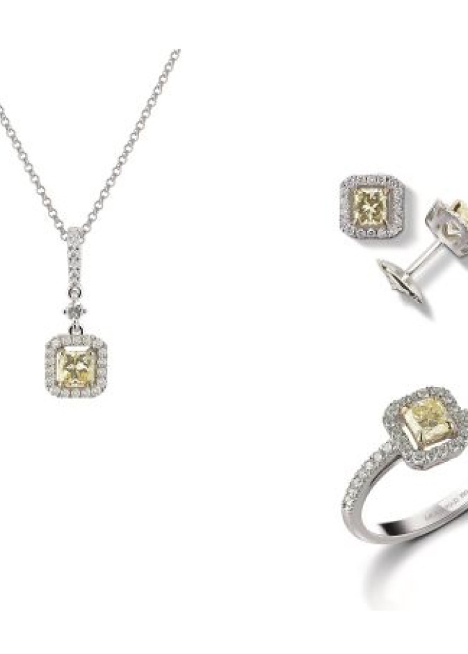 تواكب مجموعة معوّض Mouawad الجديدة المرصعة بالألماس الأصفر الساحر