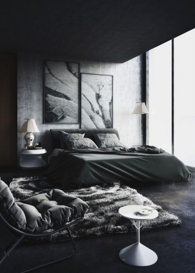 ديكورات باللون الاسود