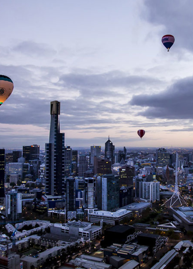 مشهد عام لملبورن
