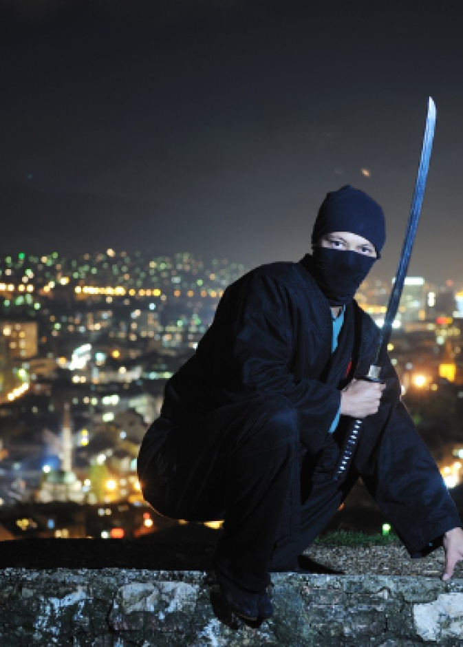 وظيفة النينجا تحتاج إلى تدريب شاق