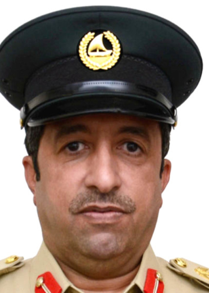 العقيد أحمد حميد المري مدير إدارة مسرح الجريمة بالإدارة العامة للأدلة الجنائية في شرطة دبي