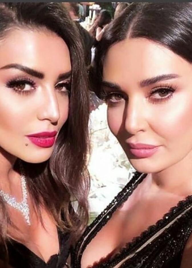 إطلالة جمال متشابهة لكل من أمل بوشوشة وسيرين عبد النور