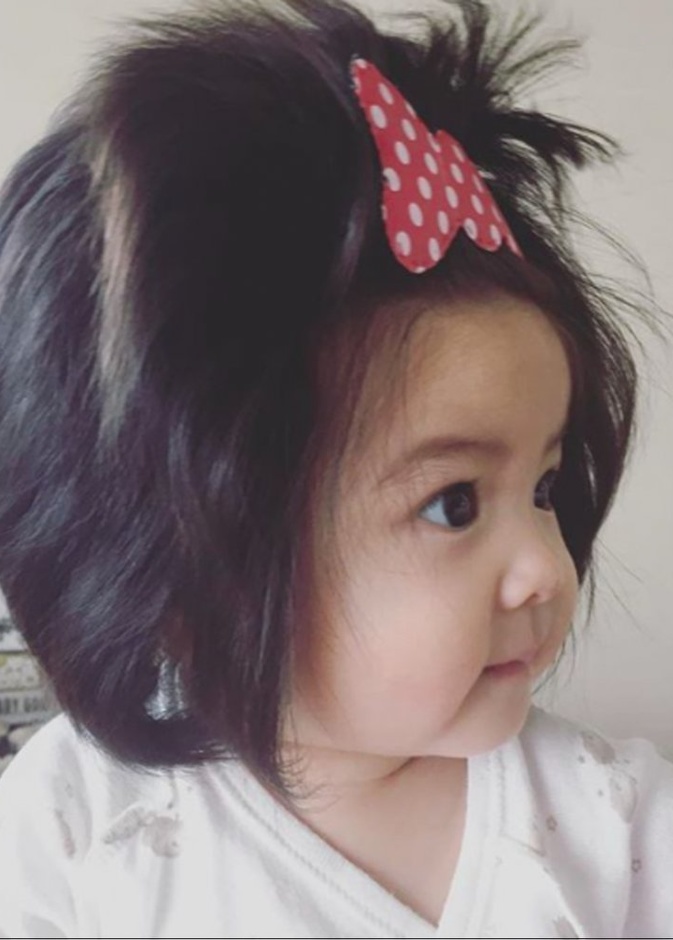 بيبي تشانكو حظيت باهتمام عالمي بسبب شعرها الطويل