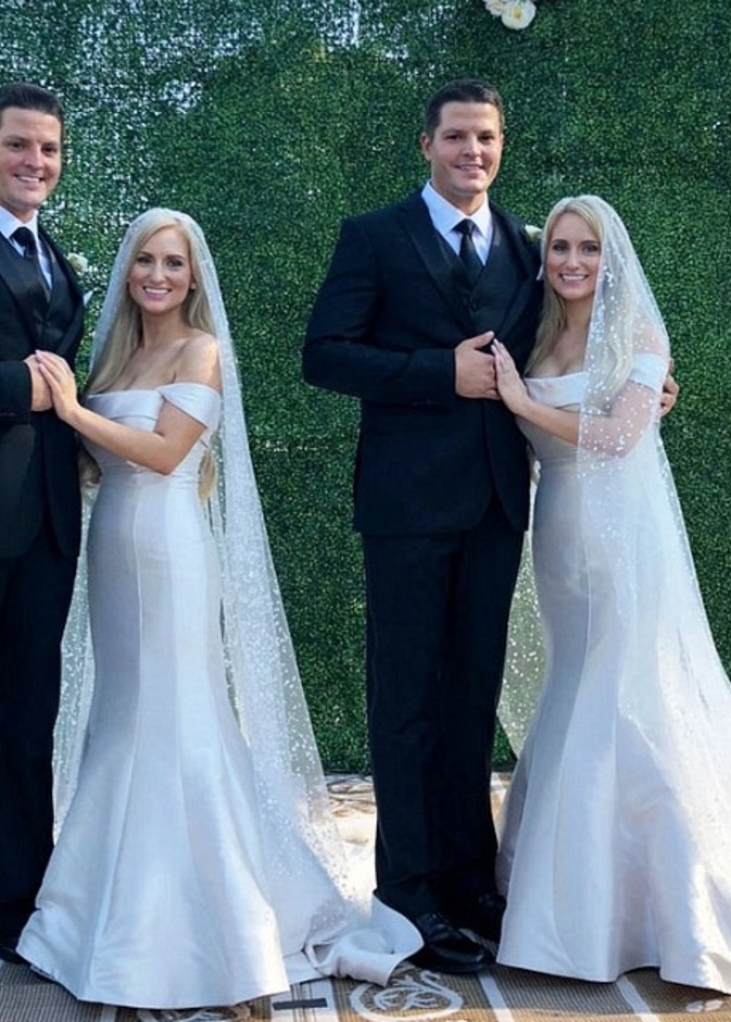 قصة توأم متماثل تزوجتا من شقيقين متماثلين وسيقيمان في منزل واحد