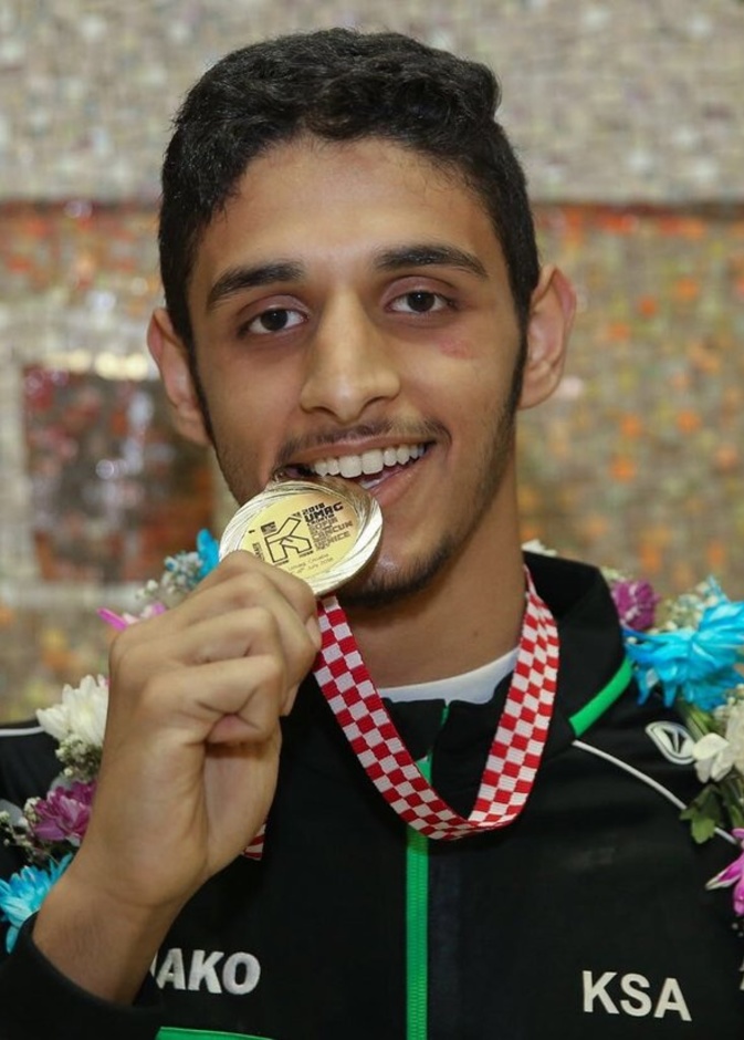  محمد القرني في المركز الأول