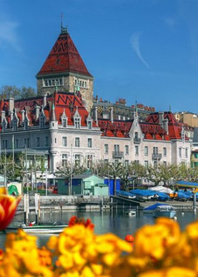 لوغانو السويسرية افضل وجهات رحلات شهر العسل لعروس عيد 2018 - بحيرة لوغانو الساحرة