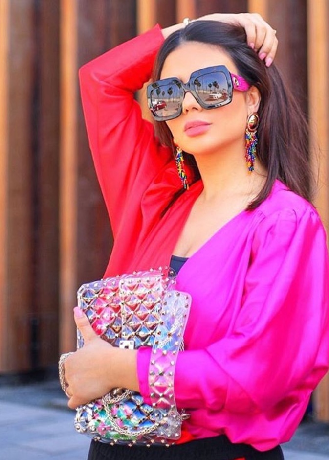 من غوتشي اجمل النظارات الشمسية التي اختارتها ديما الأسدي