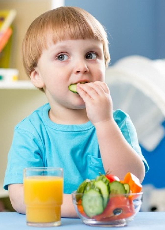 الخضروات والفواكه من الاطعمة التي تحمي الطفل من السكري 