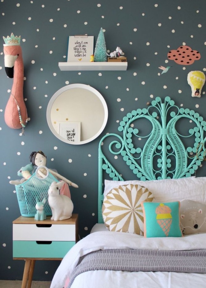 ورق جدران لغرف الأطفال بألوان الرصاصي