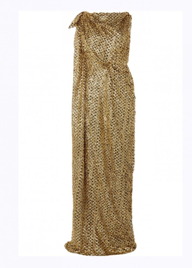 فستان من الترتر البراق من JENNY PACKHAM