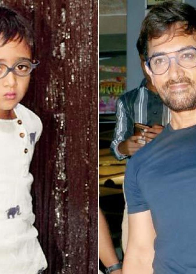 عامر خان يبدو صورة طبق الأصل من ابنه الأصغر بعد فقدانه الكثير من الوزن