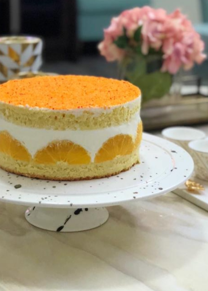 كيكات أريج الورد 