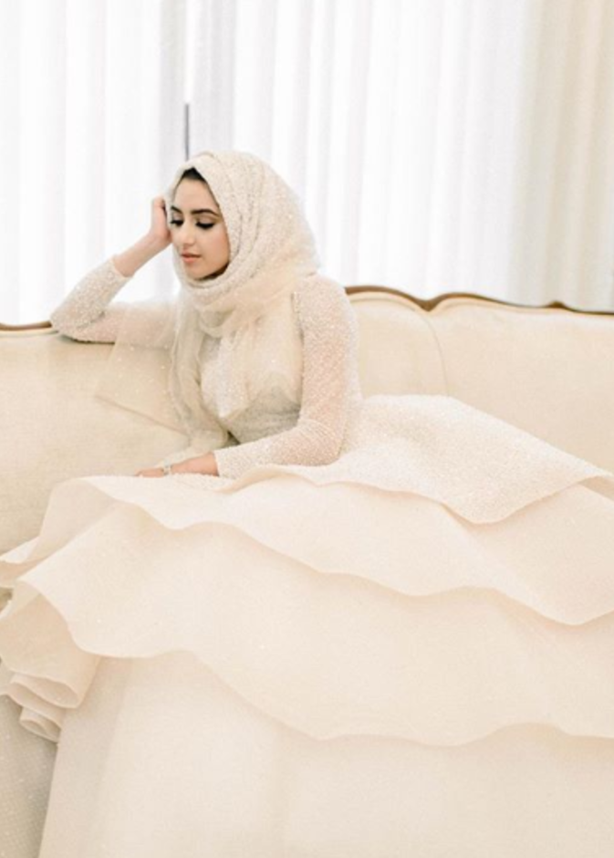 فستان زفاف الفاشينيستا سمر البرشا