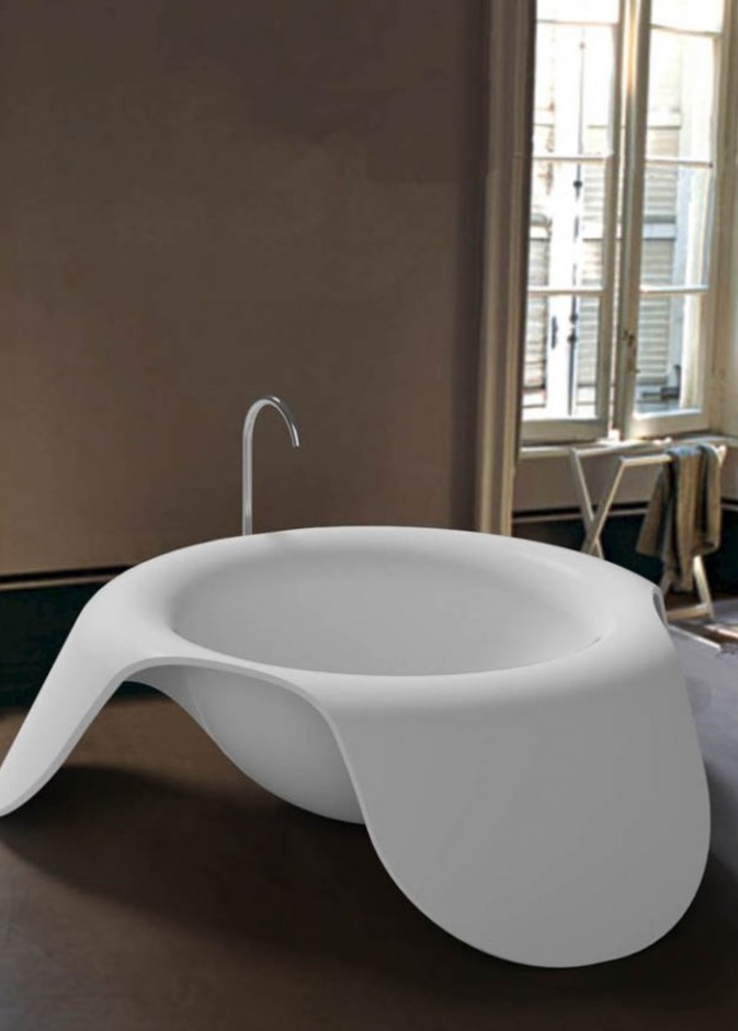 حوض استحمام نحاسي