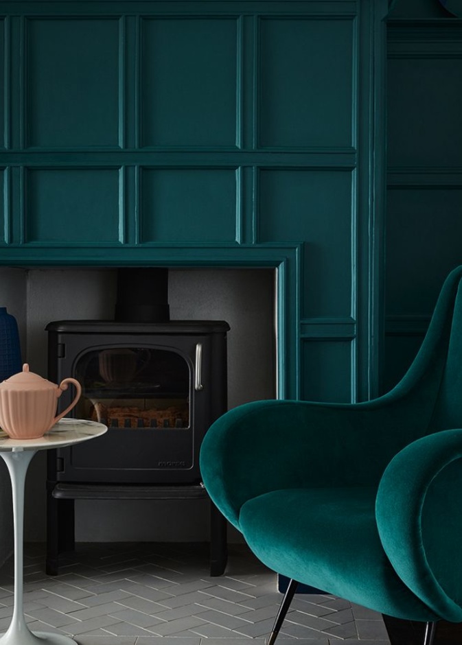 ⁨الخمري الدافئ لديكور غرفة نوم 2019