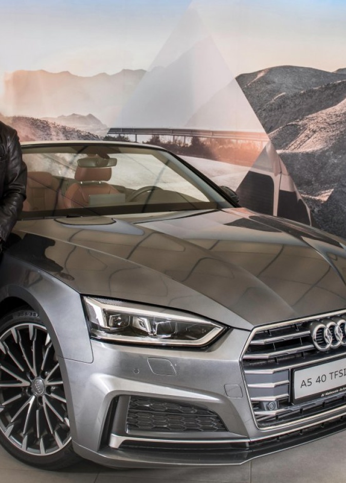 عابد فهد سفير علامة أودي