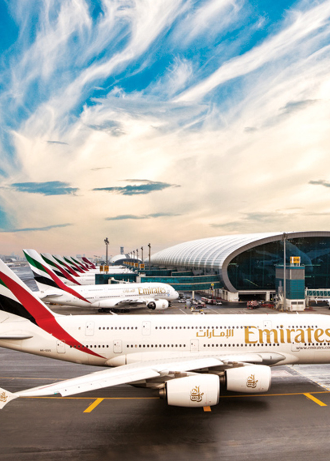 مطار دبي الدولي ثالث أكبر مطارات العالم