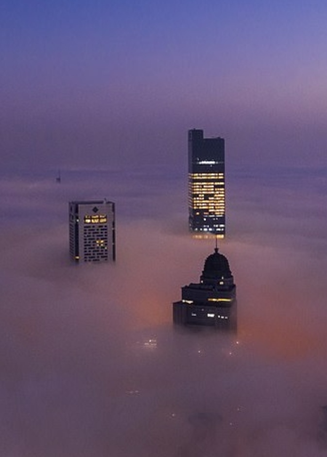  تحذير شديد بسبب الضباب الكثيف