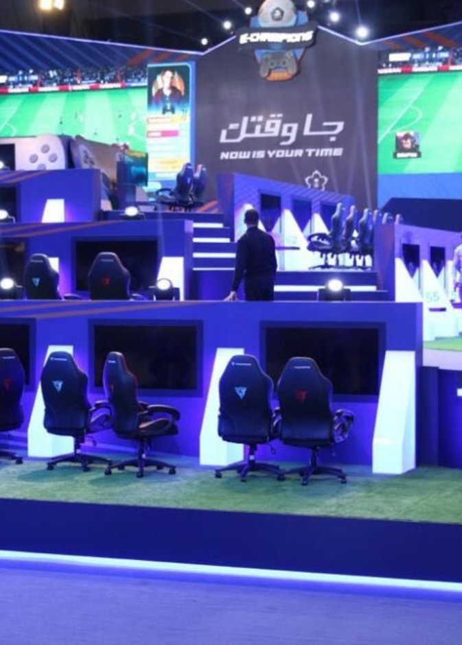 استعدادات البطولة تحت شعار جا وقتك في الصالة الخضراء بالدمام