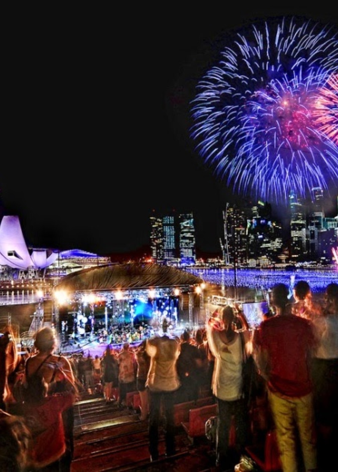 احتفالات سنغافورة بالعام الجديد