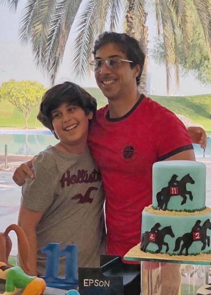 الشيخ منصور بن زايد يحتفل بعيد ميلاد ابنه محمد الـ 11