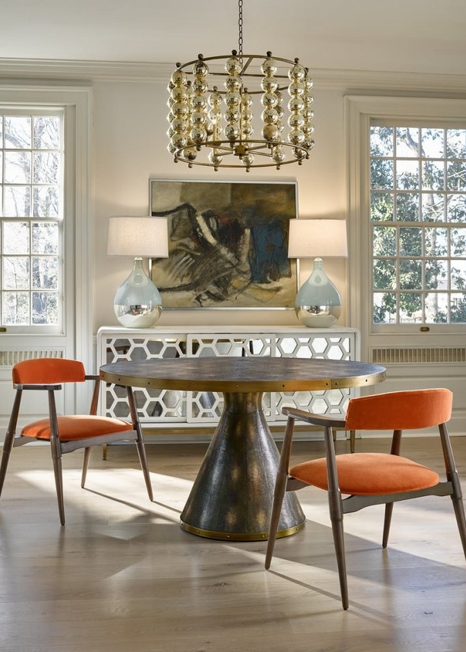 ديكور كلاسيك يبرز جمال الأسلوب المودرن لأثاث غرفة الطعام