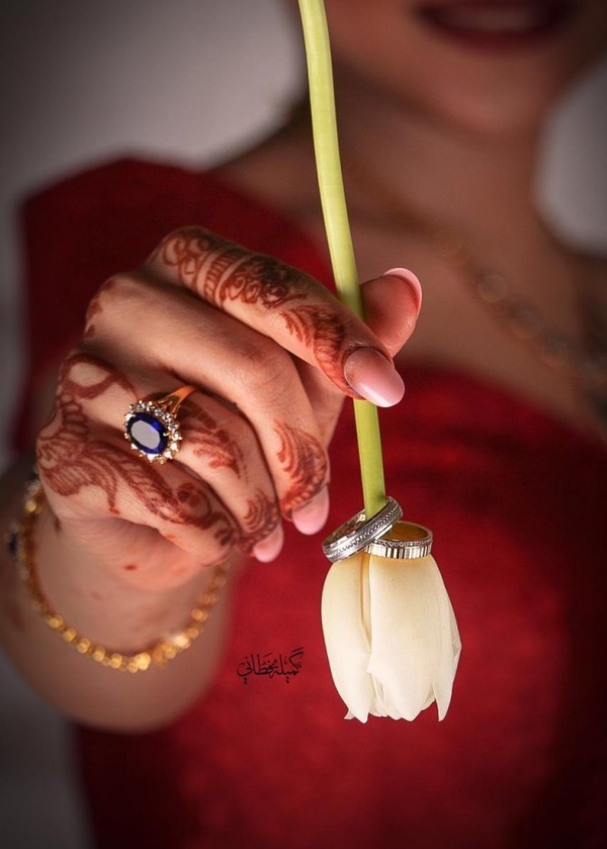 من لقطات العروس بكاميرا المصوره السعودية كميلة فطاني