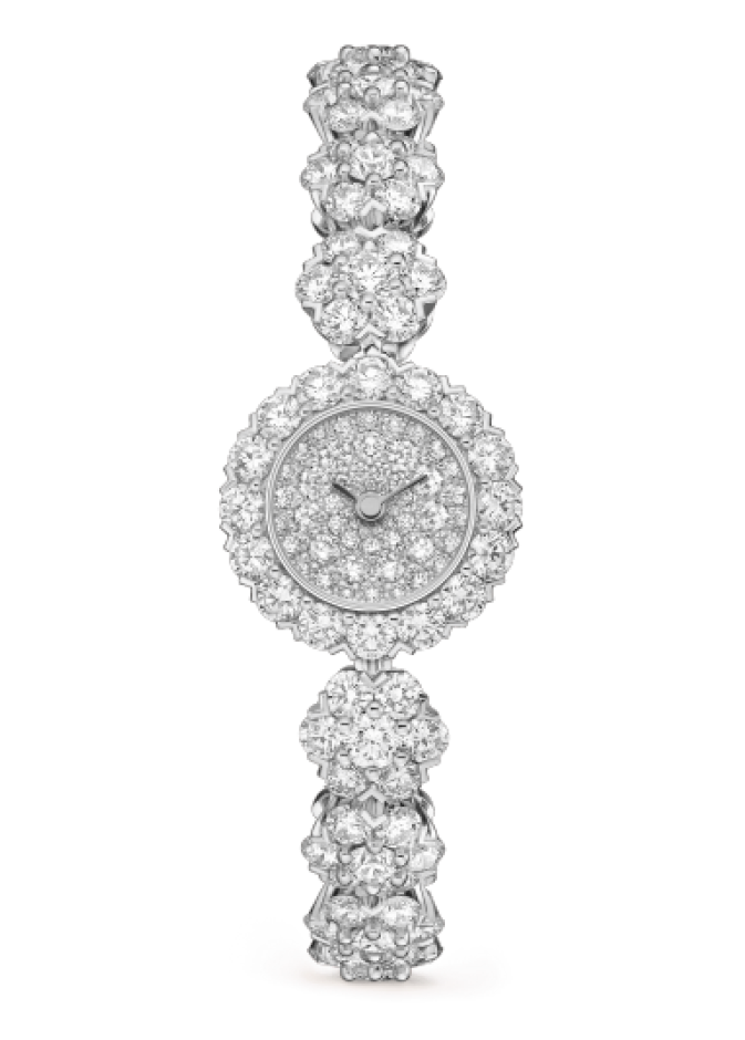 احدث اشكال ساعات مرصعة بالالماس للعروس من دار شوميه Chaumet