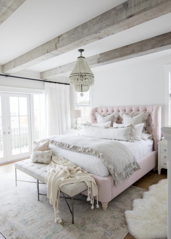 غرف نوم من وحي الريف الفرنسي